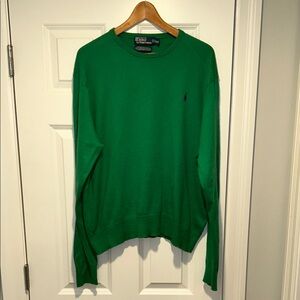 Polo by Ralph Lauren Green Crewneck Sweater